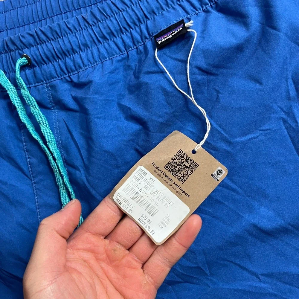 Patagonia Mens Hydrolock Valley Shorts 16 Schooner Blue SZBA XXL 86435 NEW